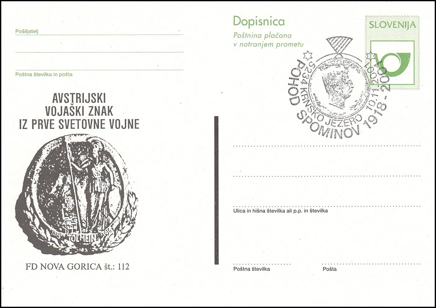 POHOD SPOMINOV 1918 - 2001